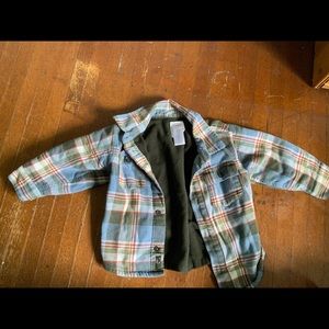 Little kids fleece-lined flannel